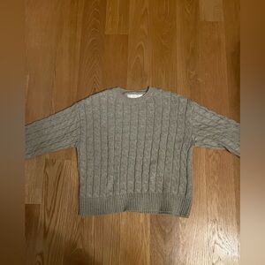 ZARA cable knit sweater